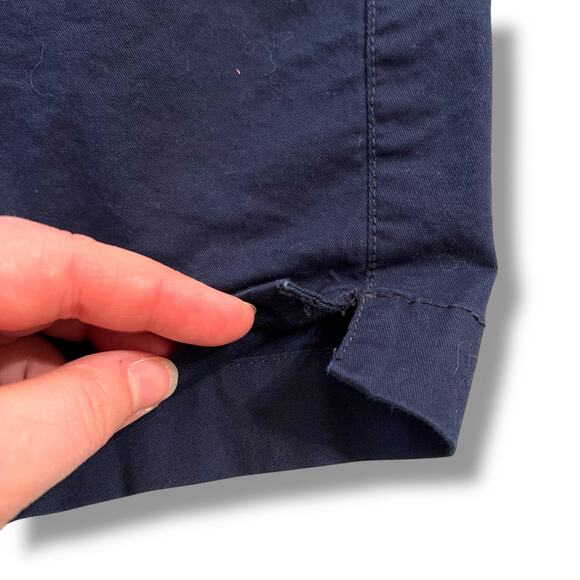 Old Navy Womens Everyday Short Chino Khaki Summer Shorts Navy Blue Size 8 - Picture 5 of 8